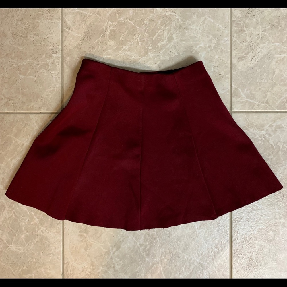 Aeropostale maroon skater skirt - Picture 5 of 5